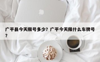 广平县今天限号多少？广平今天限什么车牌号？